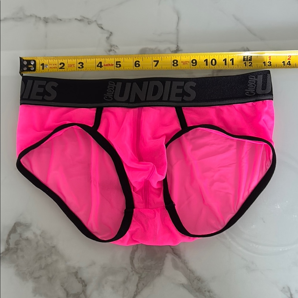 Pink Shorts with Black Trim